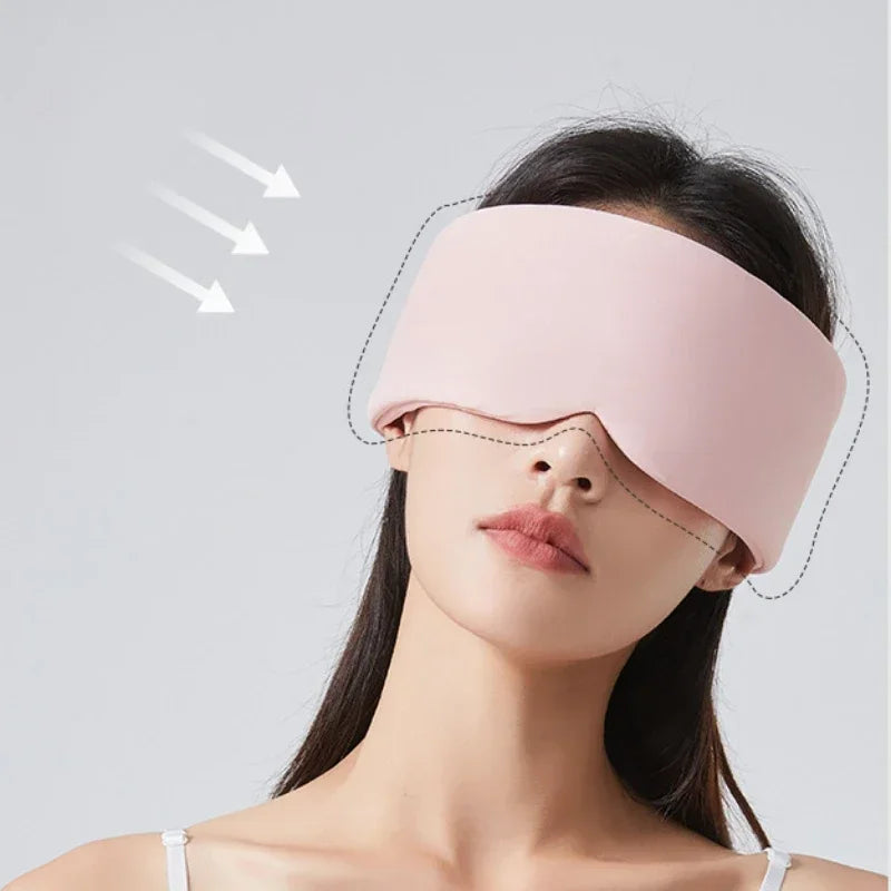 Sleeping Mask Block Out Light Sleep Mask for Eyes Soft Sleeping Aid Eye Mask for Travel Eyeshade Night Breathable Sleepmasker
